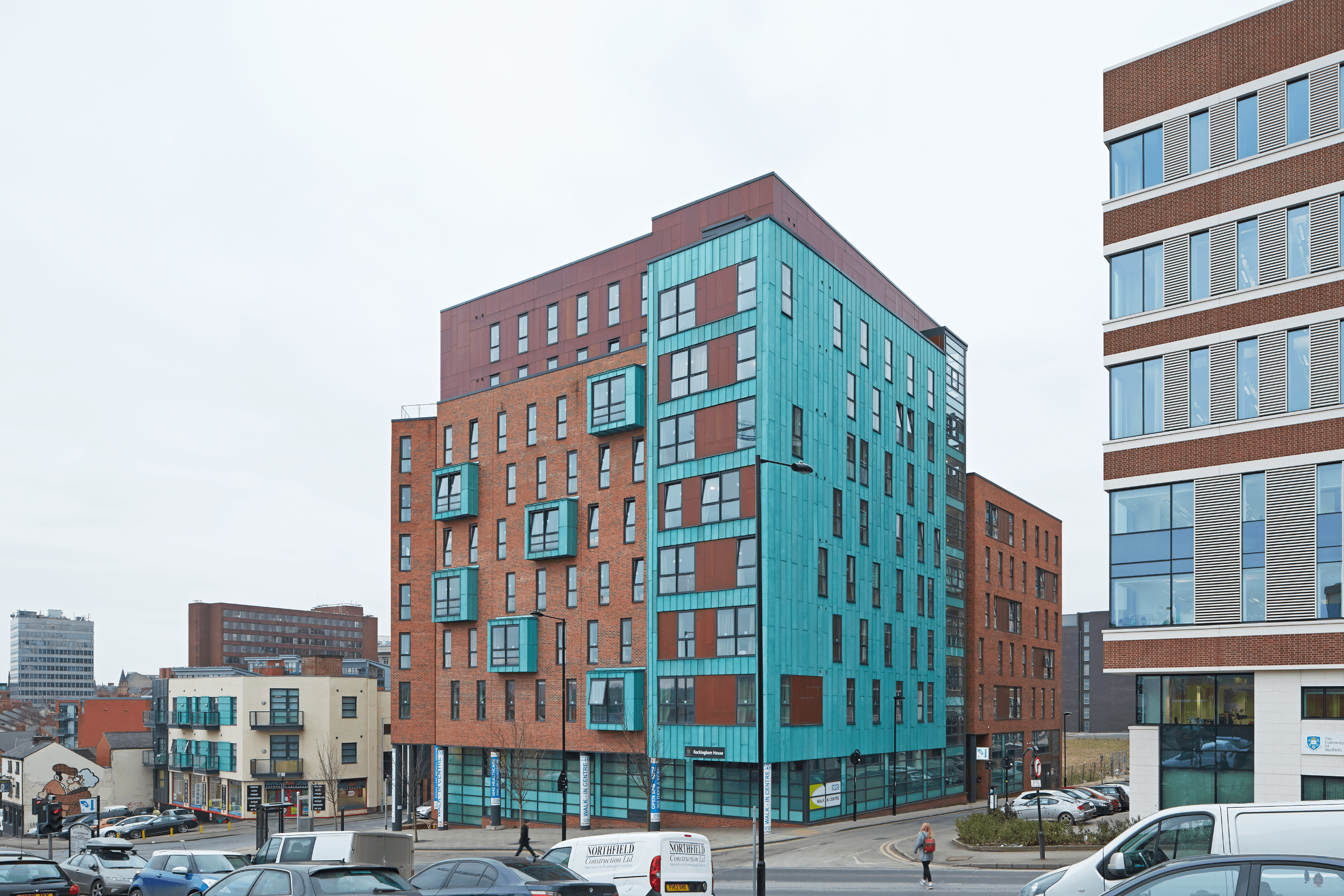 City, Apartment Building, Architecture
